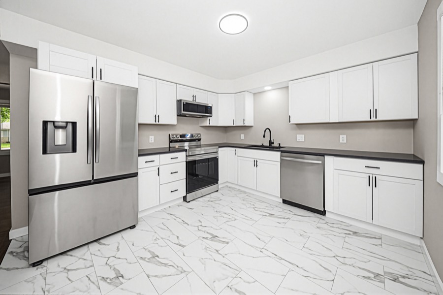 Renovated kitchen